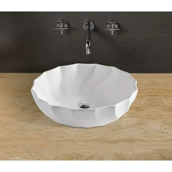 Раковина накладная круглая CeramaLux 9073