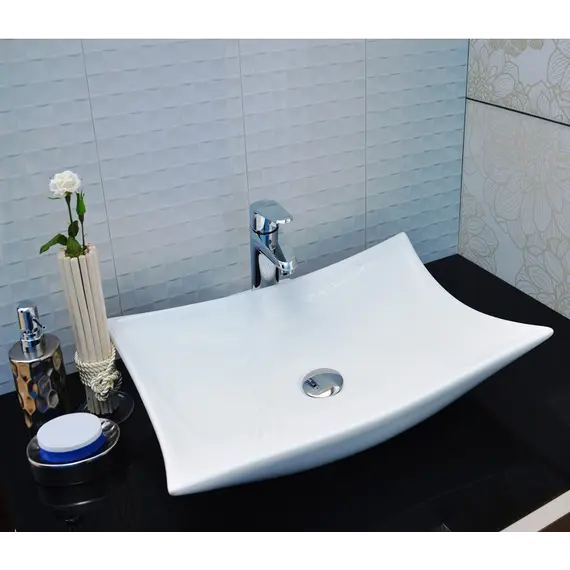 Раковина накладная прямоугольная CeramaLux 9176