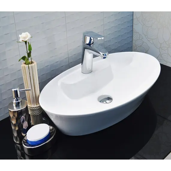 Раковина накладная овальная CeramaLux 9398