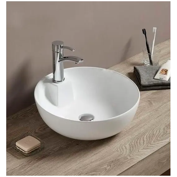 Раковина накладная круглая CeramaLux 9428