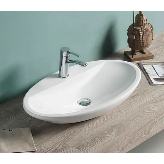 Раковина накладная овальная CeramaLux 9435