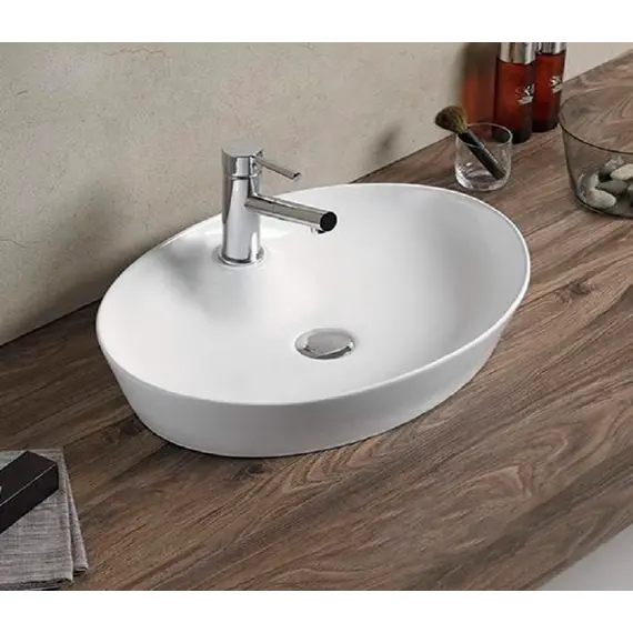 Раковина накладная овальная CeramaLux 9436