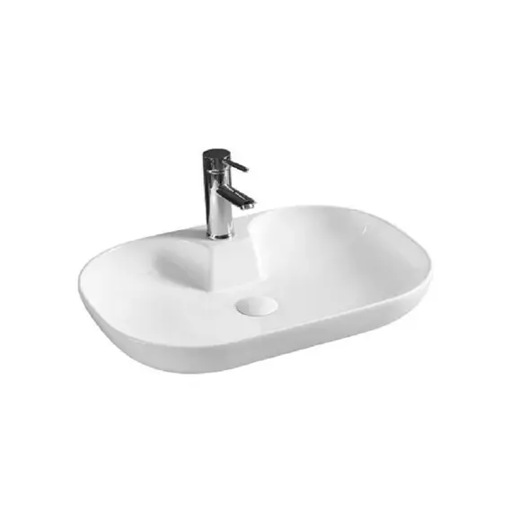 Раковина накладная овальная CeramaLux  9446