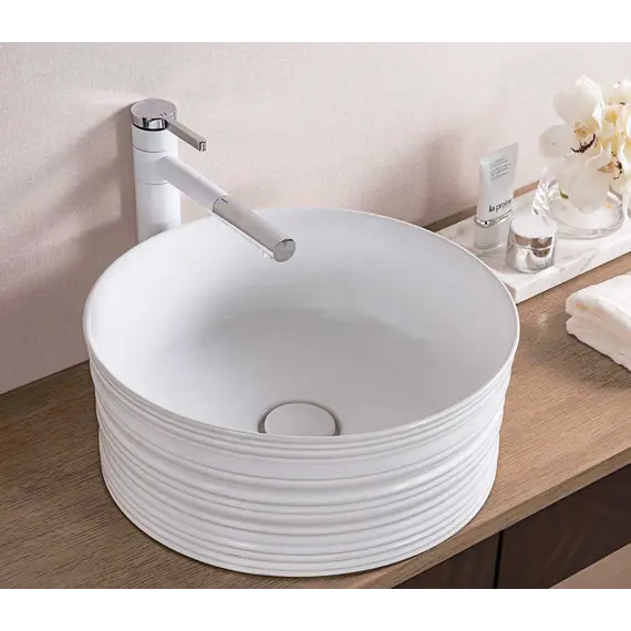 Раковина накладная круглая CeramaLux W1532