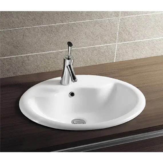 Раковина врезная овальная CeramaLux 316