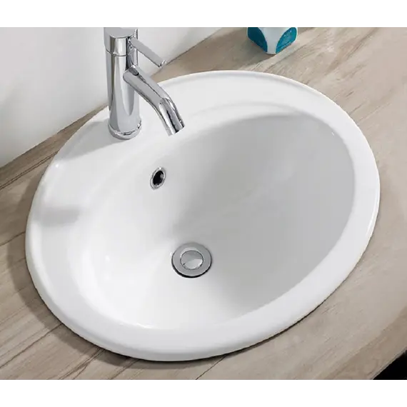 Раковина врезная овальная  CeramaLux 9413