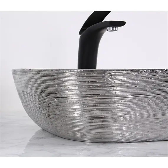 Раковина накладная прямоугольная CeramaLux LuxeLine D1333H13