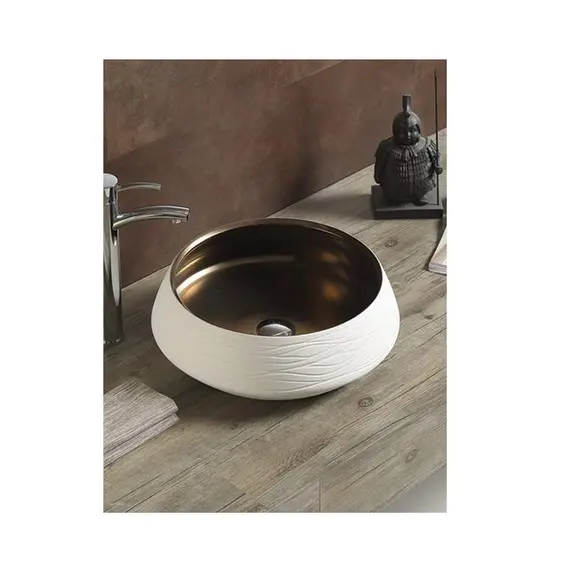 Раковина накладная круглая CeramaLux NC J2094