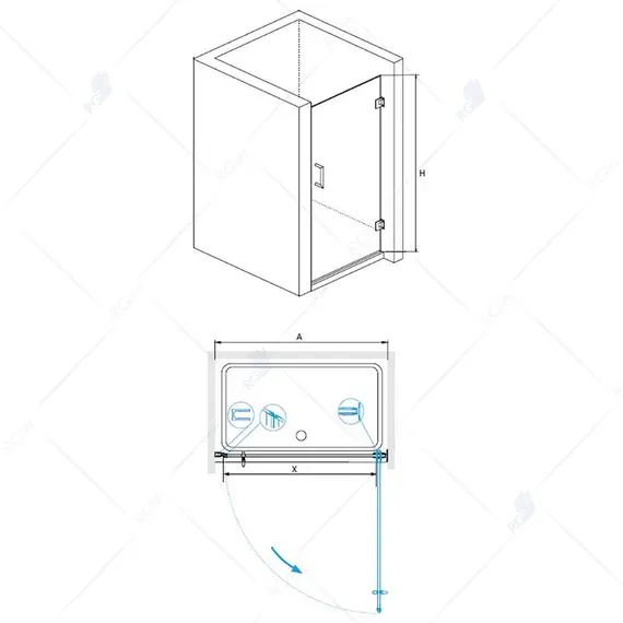 Душевая дверь RGW HO-011
