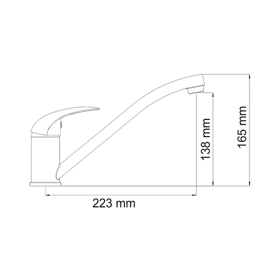 Смеситель для кухонной мойки WasserKRAFT Isen 2600 2607
