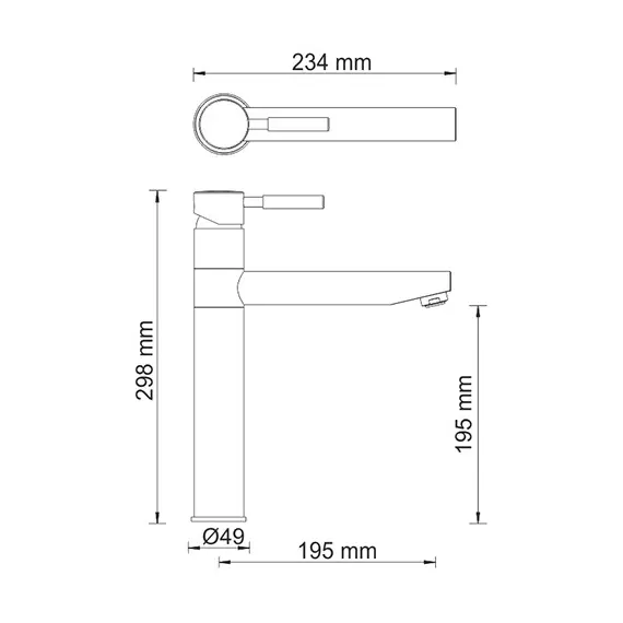 Смеситель для кухни WasserKRAFT Wern 4200 4207