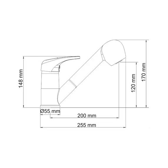 Смеситель для кухни WasserKRAFT 6365