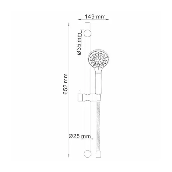 Душевой комплект WasserKRAFT A064