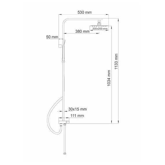 Душевой комплект WasserKRAFT A042
