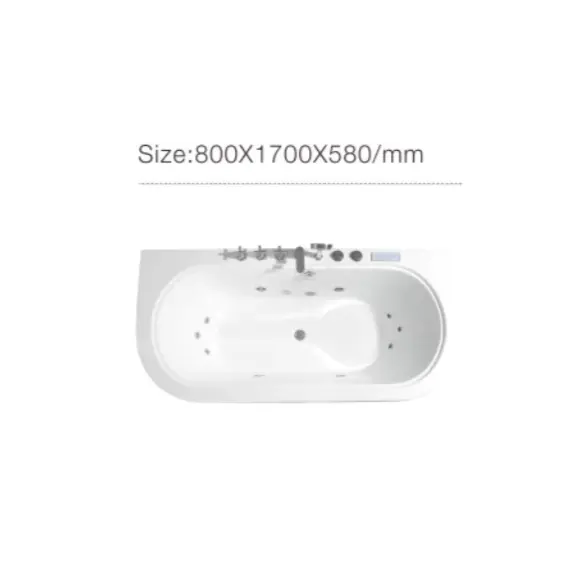 Гидромассажная ванна Frank F160 пристенная 170*80