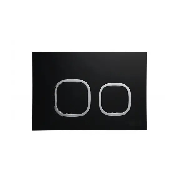 Кнопка для инсталляции WeltWasser AMBERG RD-BL черная матовая