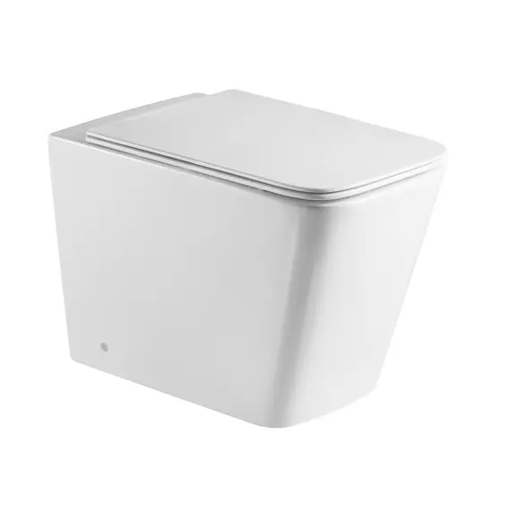 Унитаз напольный приставной WeltWasser GELBACH 002 белый глянец