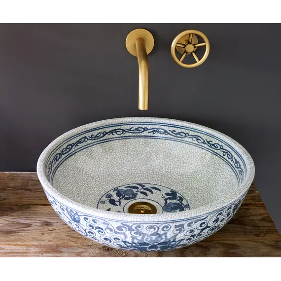 Накладная раковина-чаша Bronze De Luxe Melody 2241