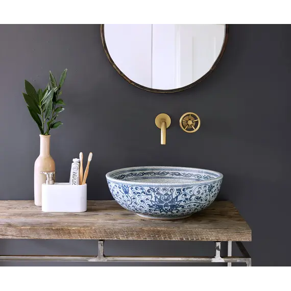 Накладная раковина-чаша Bronze De Luxe Melody 2241