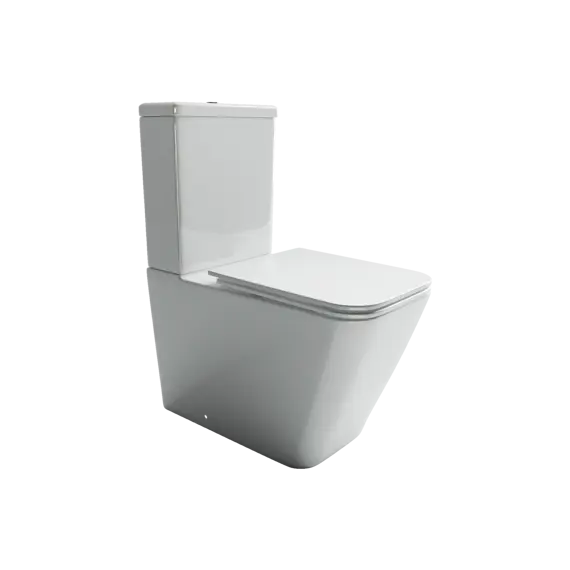 Напольный пристенный унитаз  Ceramica Nova Cubic CN1803