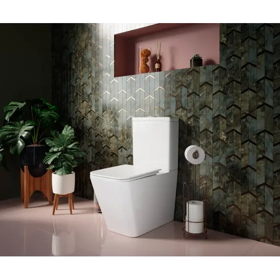 Напольный пристенный унитаз  Ceramica Nova Cubic CN1803