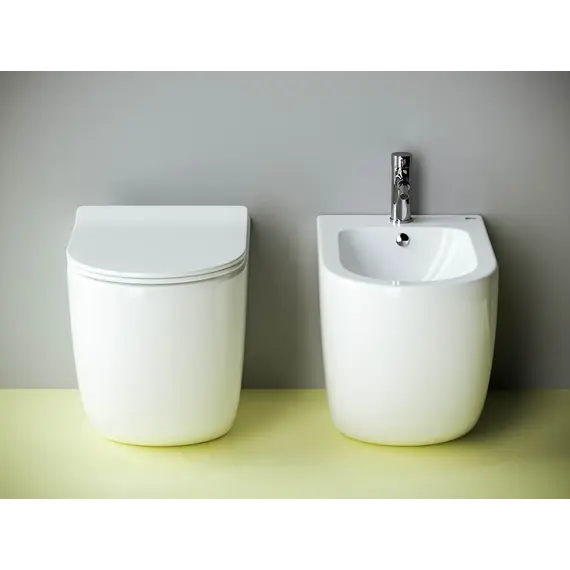 Напольный приставной унитаз Ceramica Nova Metropol Rimless CN4004