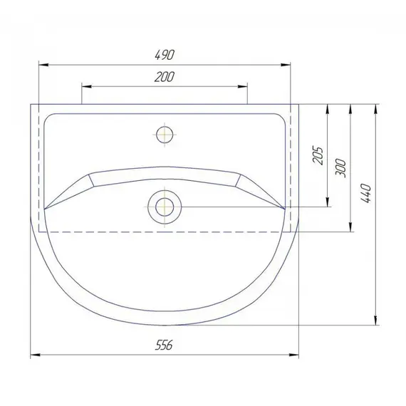 Тумба напольная с раковиной Style Line Жасмин