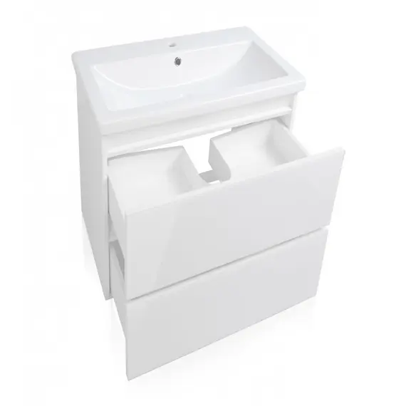 Тумба подвесная с раковиной Style Line Даймонд Люкс Plus