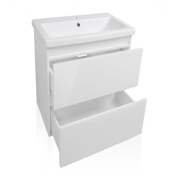 Тумба подвесная с раковиной Style Line Даймонд Люкс Plus