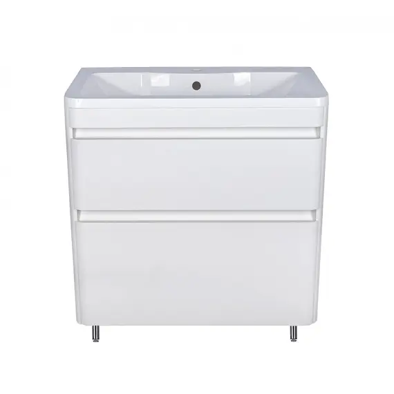 Тумба напольная с раковиной Style Line Атлантика белый