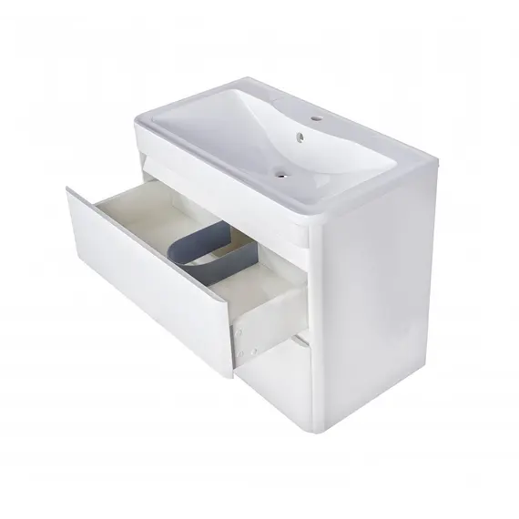 Тумба напольная с раковиной Style Line Атлантика белый