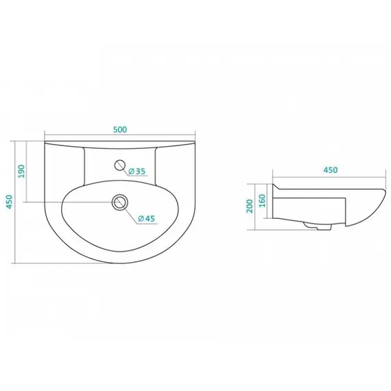 Тумба напольная с раковиной Style Line