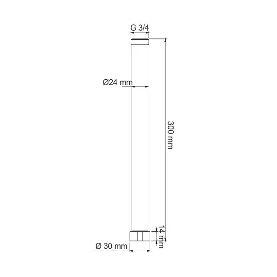Удлинитель WasserKRAFT A132