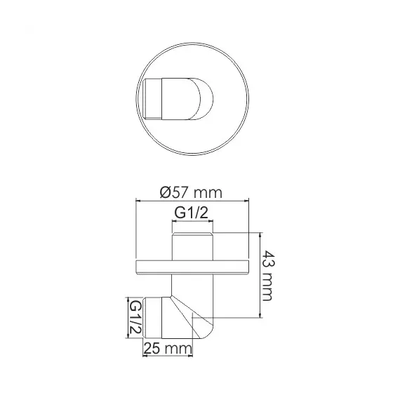 Подключение шланга WasserKRAFT  A134