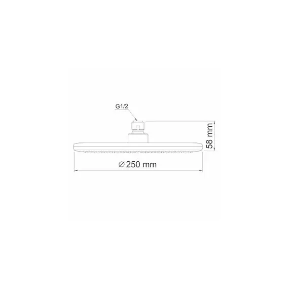 Душевая насадка WasserKRAFT  A030