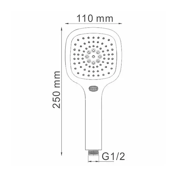 Лейка для душа WasserKRAFT A065