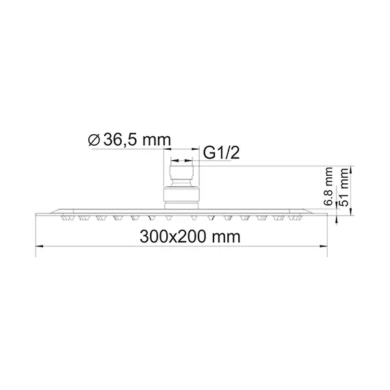 Душевая насадка WasserKRAFT  A069