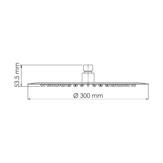 Верхняя душевая насадка WasserKRAFT Mindel 8500 A161