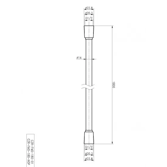 Гибкий шланг PVC Cezares