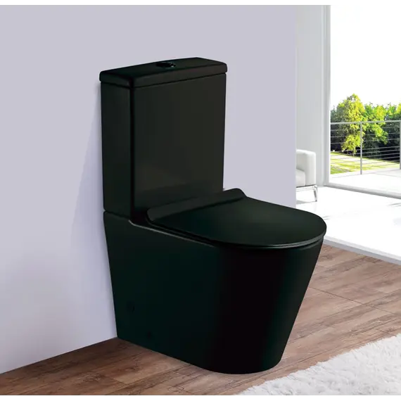 Унитаз напольный ESBANO ALAGON-С (черный матовый) 640x385x825