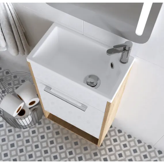 Тумба напольная с раковиной 1Marka Lira