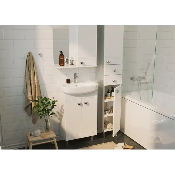 Тумба напольная без  раковины 45/50 1Marka Story с дверцами