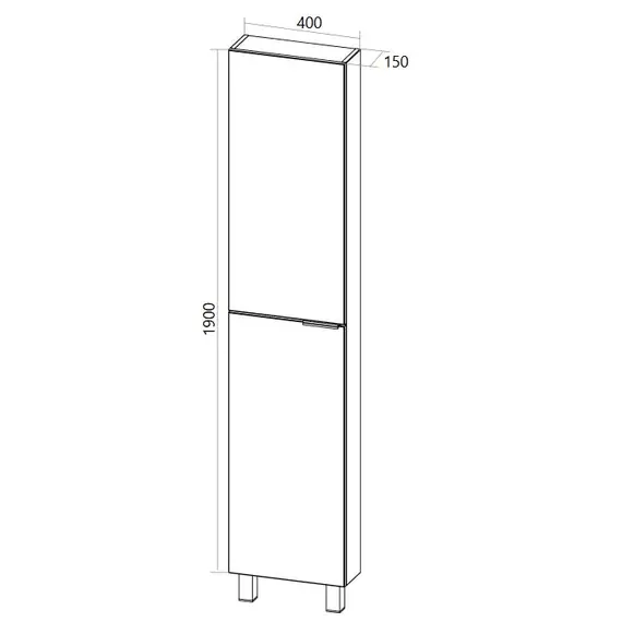 Пенал напольный 1Marka Gaula
