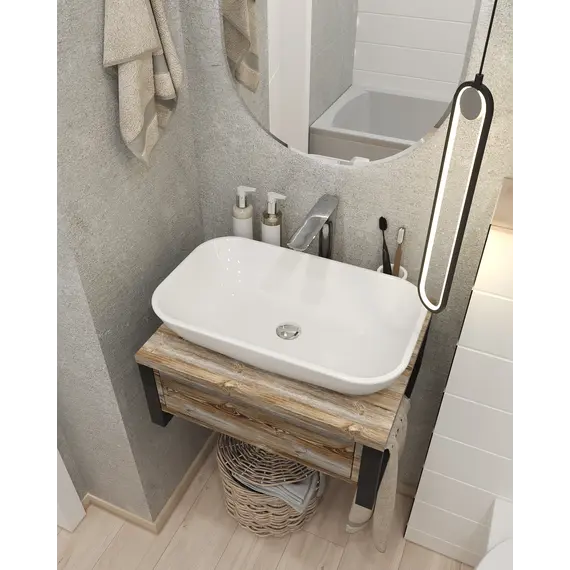 Тумба подвесная 1Marka GRUNGE LOFT дуб намибия