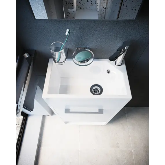 Тумба напольная с раковиной 1Marka Lira