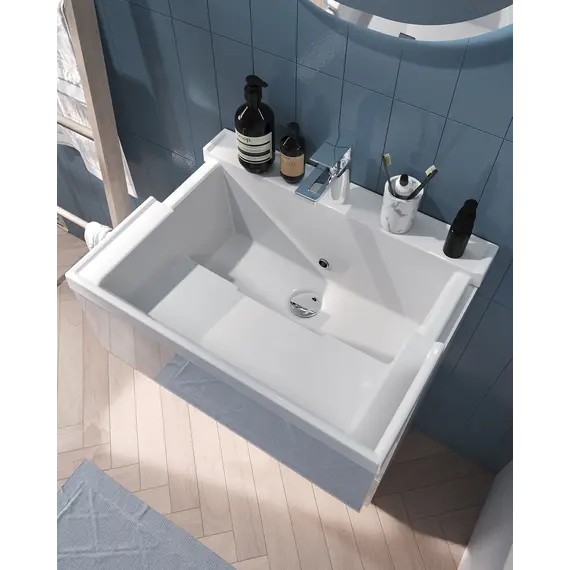 Тумба напольная с раковиной 1 Marka Bumble 2 ящика