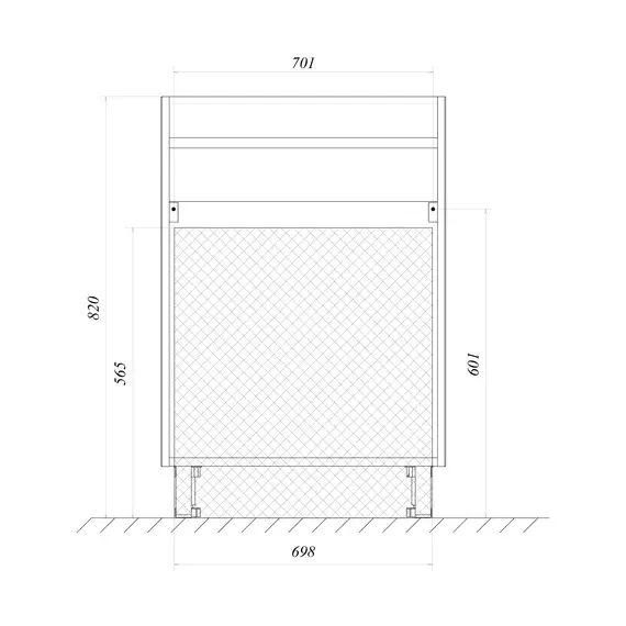 Тумба напольная без раковины 1Marka Кода