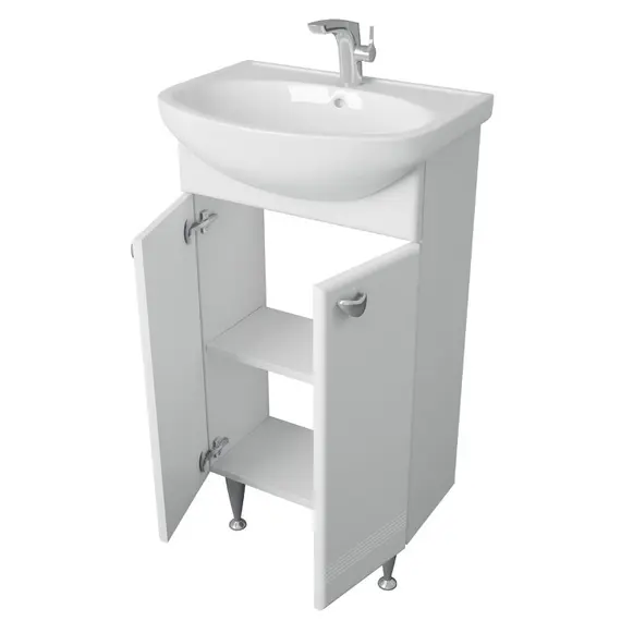 Тумба напольная без  раковины 45/50 1Marka Story с дверцами