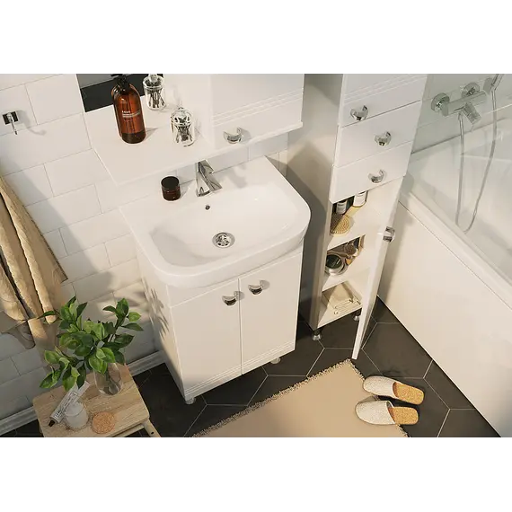 Тумба напольная без  раковины 45/50 1Marka Story с дверцами