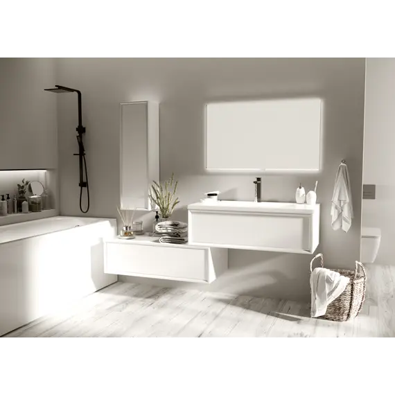 Тумба подвесная с раковиной 1 Marka  Milacco 